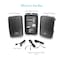 Pyle Pyle 600W 8-Channel Portable Bluetooth Wireless PA Speaker Amplifier Kit, 8" Subwoofer, MP3, AUX PPHP898MX - alternate 6